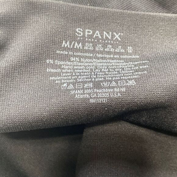 SPANX Look At Me Now Seamless Leggings Black M - Picture 10 of 10